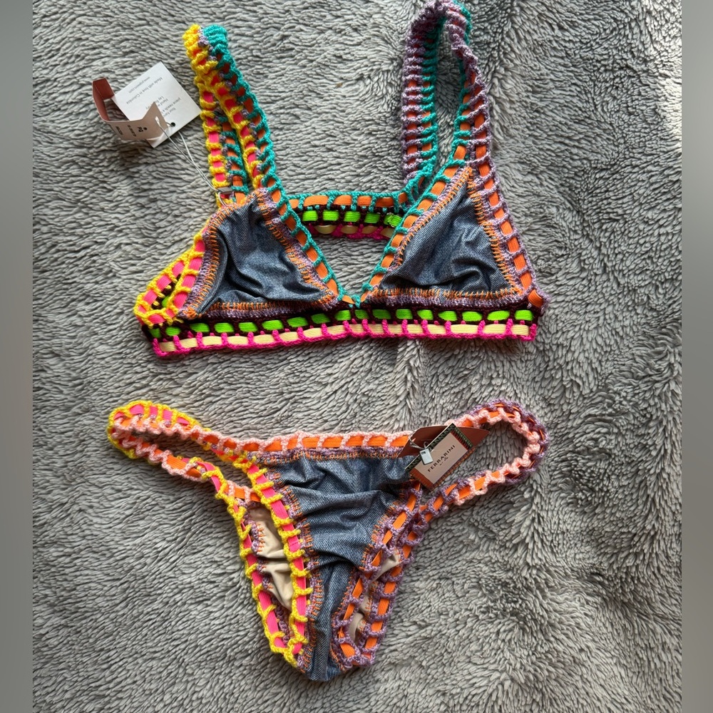 Ferrarini by PQ swim crochet swimsuit